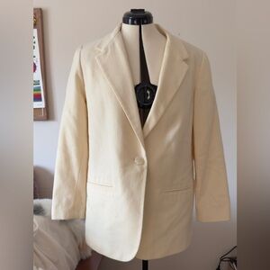 Sag Harbor Women's Light Cream Blazer